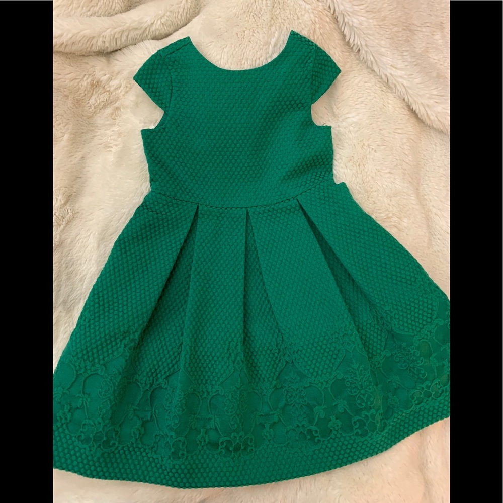 Stunning green brocade Dress